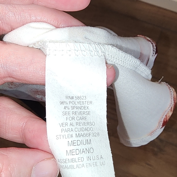 Stillettos Floral Wrap Maxi Dress - White and Brown - Picture 4 of 5